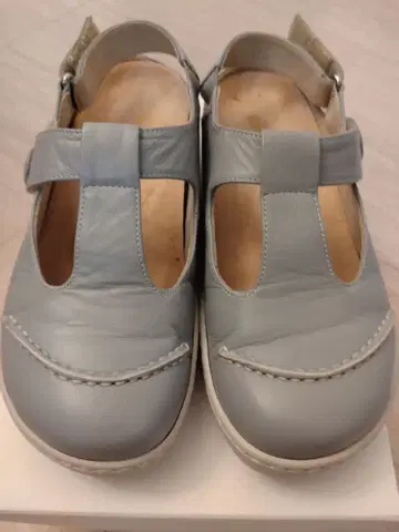 통판생활 오빵케 가죽 샌들 22cm