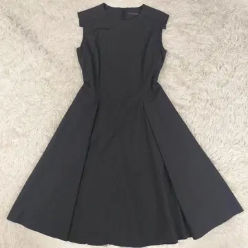 FOXEY NEWYORK 폭시 플레어 원피스 40 차콜 그레이