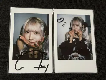 시라조라 코아이 사인 포함 대죄 의상 폴라로이드