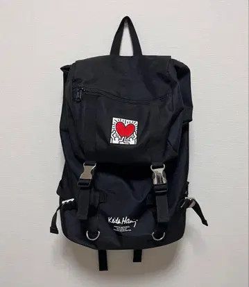 [ 새상품급 ] 키스 해링 플랩 백팩 대용량