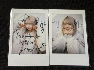 시라조라 코아이 코멘트 첨부 다운 폴라로이드