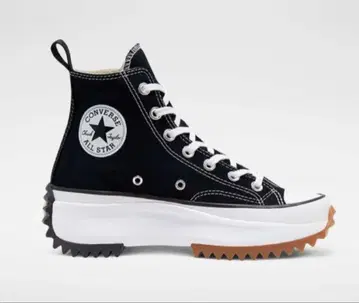 CONVERSE ALL STAR 블랙 하이컷 통굽 스니커즈