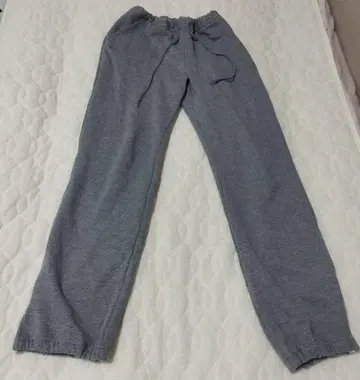 유니클로 그레이 스웨트 팬츠 허리밴딩