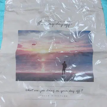 키리시마 이쿠야 day off 드로우 스트링 백