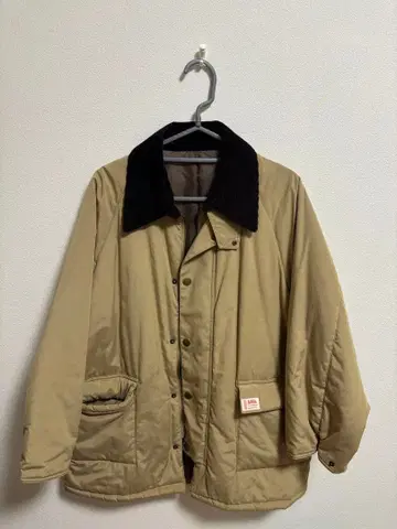 Java 베이지 플리스 옷깃 자켓