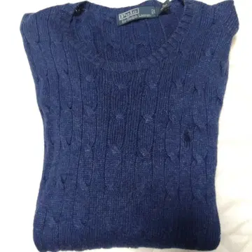 랄프 로렌 케이블 니트 스웨터