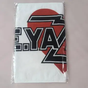 야자와 에이요시 페이스 타월 (로고 하트) 미개봉품