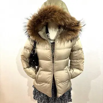 헤이세이 갸루 y2k 퍼 다운 자켓 맥브링 그런지 광택