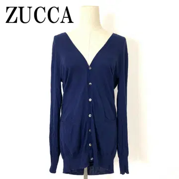 ZUCCA 주카 니트 가디건 네이비 M B881