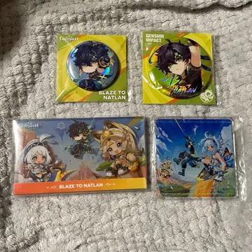 원신 나타 키이치 캔뱃지 아크릴 블록 코스터 묶음 판매