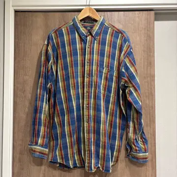 해외 구제 의류 LEE JEANS 체크 셔츠 L 사이즈