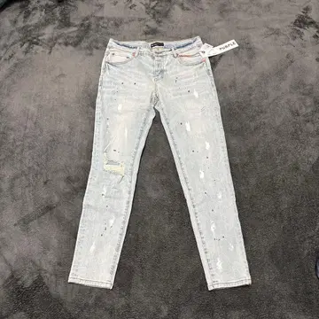 PURPLE BRAND 라이트 블루 스키니 청바지