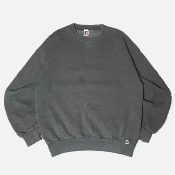 러셀 애슬레틱 무지 90s 맨투맨 다크 그레이