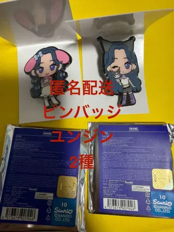 LE SSERAFIM 루세라 윤진 멜로크로 핀 배지 컴프