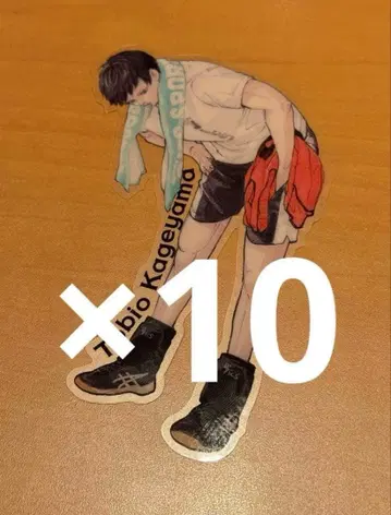 점프 GIGA Autumn 하이큐 클리어 카드 카게야마 토비오 10장