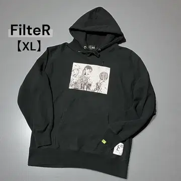 [ FilteR ] 슬램덩크 강백호 블랙 후드티 XL 아키라 패러디