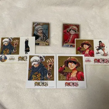 원피스 루피 로 스탯 카드 포토 카드 & 스티커