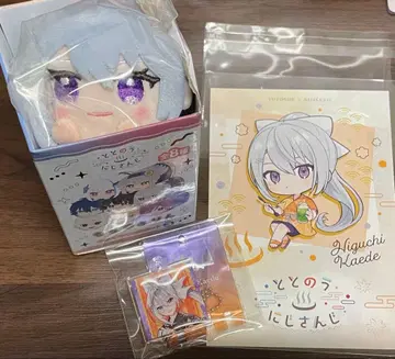 극락탕 토토노우 니지산지 콜라보 히구치 카에데 세트