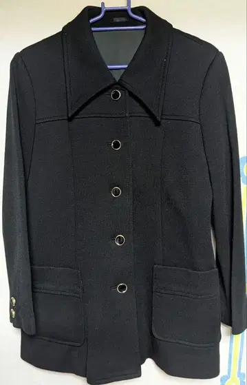 [ 새상품급 미사용 ] 블랙 테일러드 자켓 울 혼방