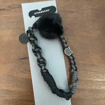 대만 스타벅스 검은 고양이 키링