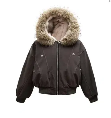 PCTOKYO 퍼 자켓 카키