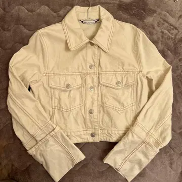 ZARA 데님 자켓 화이트