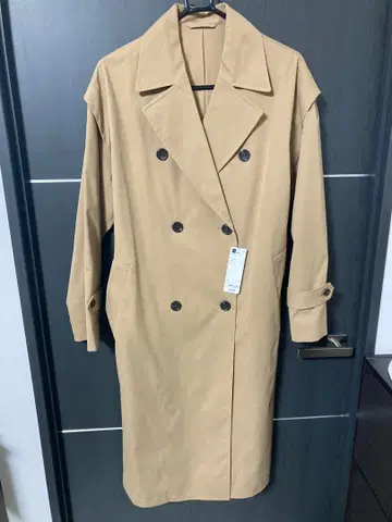 GU 2WAY 트렌치코트 L 베이지