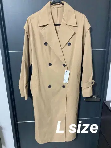 GU 2WAY 트렌치코트 L 베이지