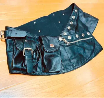 벨트 파우치 코르셋 벨트 천연 가죽