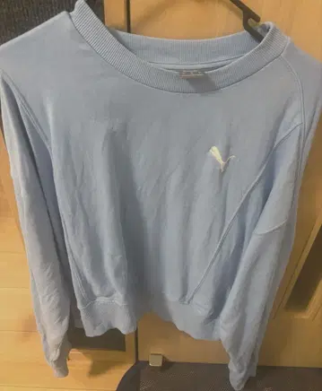 PUMA 라이트 블루 맨투맨