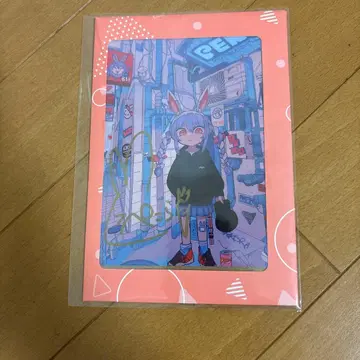 우사다 페코라 200만 명 기념 친필 사인 [테라다 테라 작화 엽서]