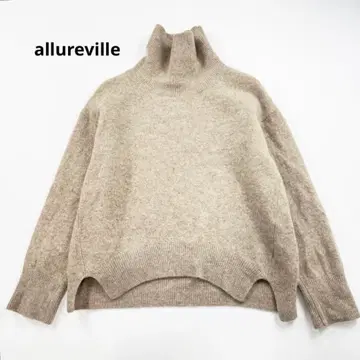 알아바일 울 100% 터틀넥 니트 스웨터 최근 모델