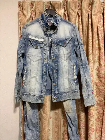 아이즈 프론티어 데님 자켓 팬츠 세트