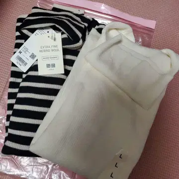 UNIQLO 엑스트라 파인 메리노울 긴팔 니트 세트 판매