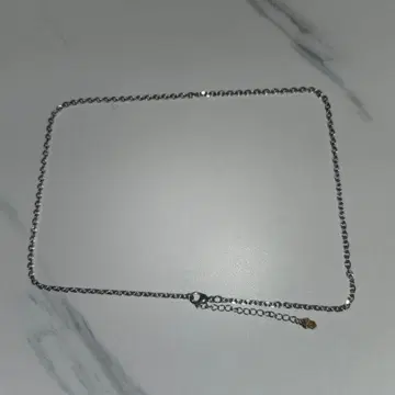 실버 체인 목걸이 골드 클로징