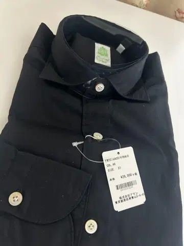 Finamore LUIGI BALI 피나모레 코튼 브로드 셔츠