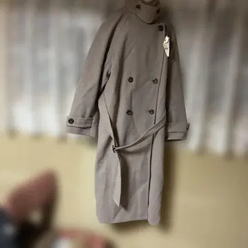 어스뮤직에코로지 스탠드 카라 코트 택 포함 새상품