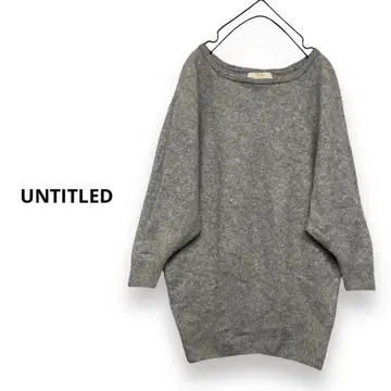 UNTITLED 캐시미어 100% 캐시미어 니트 와이드 니트 돌먼 니트