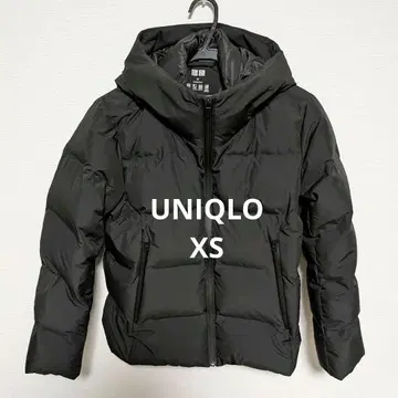 유니클로 UNIQLO 심리스 다운 3D 컷 블랙 XS