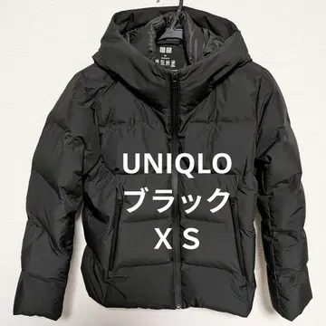 유니클로 UNIQLO 심리스 다운 3D 컷 블랙 XS