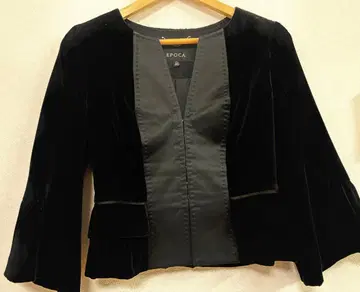 새상품급 EPoca (에포카) 노카라 자켓 40 블랙