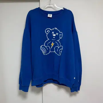 ISTKUNST 이스트쿤스트 맨투맨 곰 블루