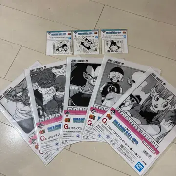 드래곤볼 40주년 제일복권 I상 시계 부품 스티커 G상 클리어 파일