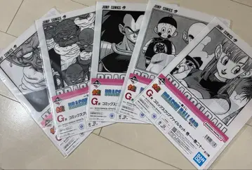 드래곤볼 40주년 제일복권 G상 코믹스 클리어 파일 5종 세트