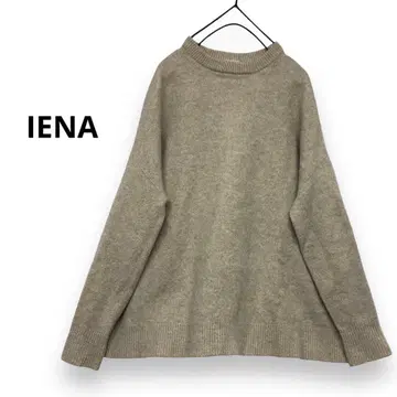 IENA 울 캐시미어 니트 크루넥 니트 와이드 니트