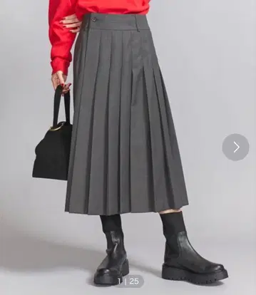 beauty & youth 플리츠 스커트