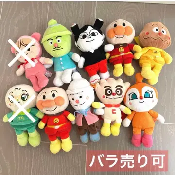 호빵맨 봉제 인형 세트