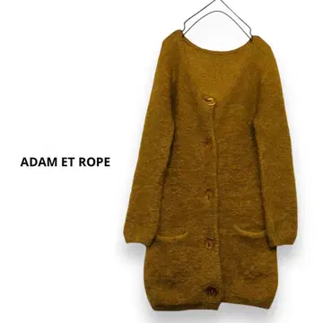 ADAM ET ROPE 모헤어 가디건 롱 가디건 38