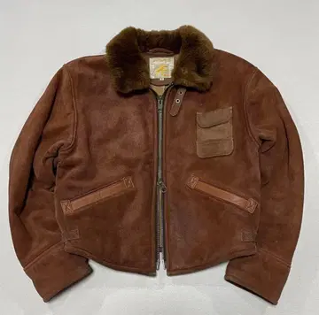 90s 빈티지 B3 가죽 플라이트 자켓 보아 쇼트 기장