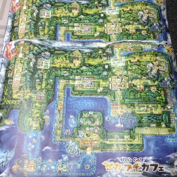 포켓몬스터 피카츄 이브이 카페 런치 매트 2개 세트